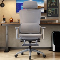 Chaise de bureau de direction de qualité luxueuse, ergonomique, inclinable, confortable, réglable, pour longues sessions d'étude et d'ordinateur