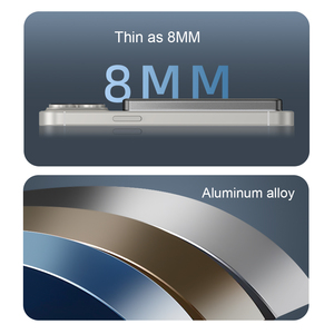 Banque d'alimentation Miccell ultra-mince en alliage d'aluminium 5000 mAh avec <span class=keywords><strong>charge</strong></span> magnétique <span class=keywords><strong>sans</strong></span> <span class=keywords><strong>fil</strong></span> PD20W, étanche et écran LED - Product Image 4