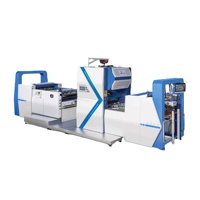 Machine de laminage industrielle automatique à grande vitesse pour film simple face, alimentation et découpe automatiques, pour papier kraft
