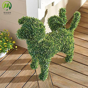 Sculpture d'animal en gazon artificiel personnalisable en forme de mouton mignon pour la décoration de jardin - Product Image 3
