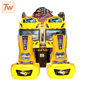 Simulateur de conduite avec volant pour salle d'arcade, équipement de divertissement, machine de jeu vidéo de course automobile à monnayeur 42 pouces - Product Image 5