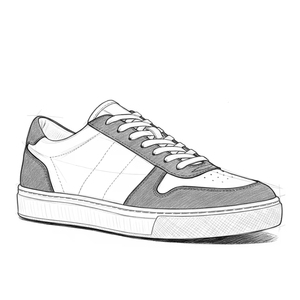 Xinzirain tùy chỉnh unisex thường chính hãng da thể thao skatingboard ren-up dày duy nhất ren lên đi bộ Sneakers - Product Image 1