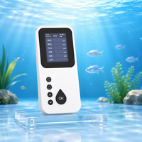 Kit de test d'eau numérique pour aquarium d'eau douce et d'eau salée, test du pH, des nitrates, des nitrites, du chlore, de la dureté totale, du carbonate
