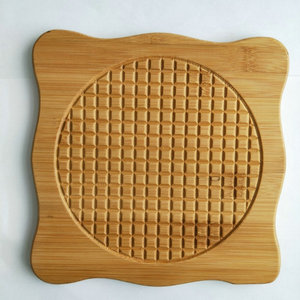 Posavasos de Bambú con Forma de Pez, Antideslizante, Aislante del Calor, para Tazas y Tazones, en Promoción - Product Image 2