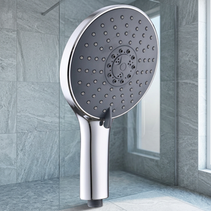 Hand <b>Shower</b> Head Chrome Finish Water Saving Contemporary Design Single Water Outlet Hotel Use Bathroom Faucet <b>Accessory</b> - Product Image 3