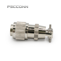 PSCCONN MX12 MX15 MX23 MX33 4 8 12 55 Pin IP67 Konektor Vakum Hermetis Tahan Air untuk Penerbangan, Soket Kaca Sinter, Konektor Bundar