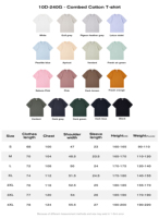 Fabricant DTG DTF 100% Coton Tshirt Premium Haute Qualité Doux 240gsm Coton T-shirts à Manches Courtes pour Hommes Femmes
