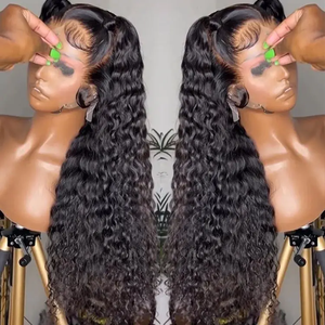 Lange 46 Zoll HD <span class=keywords><strong>Lace</strong></span> Closure 13x4 360 Frontal Full <span class=keywords><strong>Lace</strong></span> Front Loose Body Wave Perücke Klebstofffreie HD Transparente <span class=keywords><strong>Lace</strong></span> Wig - Product Image 1
