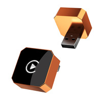AMITOR Module intelligent portable CarPlay Android Auto le plus vendu Boîte à modules double canal Interconnexion filaire/sans fil USB/Type-C