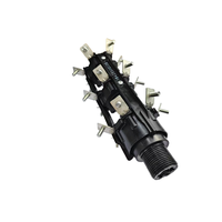 45 °   Borne de connexion coudée avec taraud de 1/4 pouce pour transformateur de distribution monté sur poteau extérieur