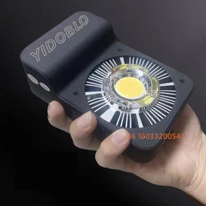 ZC-100 2700-7500K cob led lumière vidéo Portable Studio caméra vidéo projecteur Vidéo spectacle en direct Tik Tok <span class=keywords><strong>diffusion</strong></span> anneau lumière <span class=keywords><strong>de</strong></span> remplissage - Product Image 5