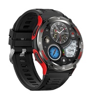 Reloj Inteligente Deportivo KT76 con Pantalla Completa de 1.53 Pulgadas, Correa de Silicona, Asistente de Voz con IA, SOS, GPS, Monitor de Sueño, Resistente al Agua IP68, 500mAh