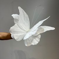 Reuze handgemaakte washi-papier bloemen met vlinder, grote bloemendecoratie voor Valentijnsdag en afstuderen