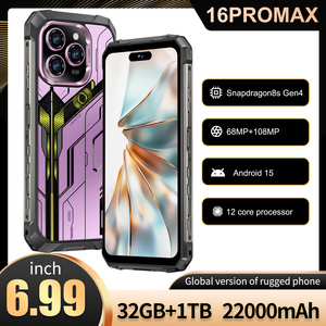 Nuevo Teléfono Resistente I16 PRO MAX para Exteriores, Pantalla Grande, Resistente al Agua y a Caídas, NFC, Visión Nocturna, Batería de Ultra Larga Duración - Product Image 5