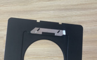 Adaptateur de plaque d'objectif personnalisé en acier inoxydable usiné CNC pour pièces de caméra grand format Camb Linhof Technika