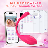 Vibrateur G-spot pour femmes, gode contrôlé par application, jeu sexuel à distance pour couples, vibrateur de culotte rechargeable, jouets sexuels