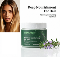 Masque capillaire personnalisé à marque privée, réparateur et hydratant, à la menthe et au romarin