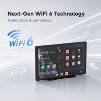 10,1 Zoll Tragbares Android Auto-Navigationssystem CarPlay Android Auto GPS Split-Screen Werkzeugfreie Bohrfreie Installation für Limousinen