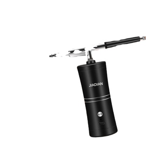 Kit de compresseur multifonctionnel portable sans fil pour aérographe, machine à teinture des sourcils, pour tatouages, teinture des sourcils, pistolet de pulvérisation à jet d'oxygène - Product Image 1