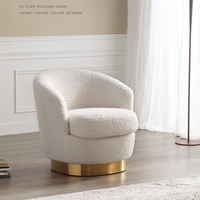 Fauteuil de détente en cuir pour la maison, le bureau, la chambre, l'appartement, l'hôtel et la villa