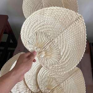 Fatingna Handmade Bamboo Cooling Summer Fan Folk Art Style Woven with Eco-Friendly <b>Paint</b> for Wedding or Home Decor - Product Image 4