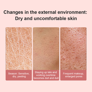 OEM ODM personalizado brillante crema <span class=keywords><strong>facial</strong></span> aclarante durante la noche Colágeno Hidrolizado niacinamida crema de gelatina de colágeno hidratante - Product Image 6