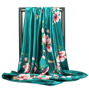 Pañuelo <span class=keywords><strong>de</strong></span> Seda con Estampado Artístico <span class=keywords><strong>de</strong></span> Caballo Abstracto para Mujer, 90cm Cuadrado, Decoración para Cuello y Bolso <span class=keywords><strong>de</strong></span> <span class=keywords><strong>Paja</strong></span>, Chal Personalizado - Product Image 5