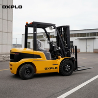 Chariot élévateur diesel haute performance OXPLO CPCD30/CPC30 de 3 tonnes, mât Tripex/Duplex, levée de 7000 mm, déplacement latéral, espacement des fourches automatique