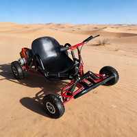 Nuevo Go Kart Todoterreno de 90cc con Pedal de Gasolina, Moto de Derrape para Playa con Motor de Dos Tiempos, Kart de Derrape para Exteriores con Piezas y Accesorios