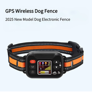 Portátil inalámbrico multifuncional GPS satélite fijo electrónico perro sonido vibración entrenamiento valla electrónica <span class=keywords><strong>collar</strong></span> de choque - Product Image 2