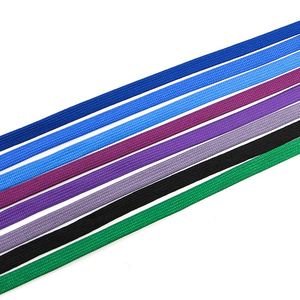 Custom 100% Polyester Draw Cord Braided Round and Flat 10mm Colorful Rope for Bags Garments Shoes Home Textiles - Product Image 2