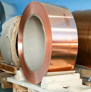 แผ่นฟอยล์ทองแดงอัลลอยด์ขนาด 0.05 มม.-2 มม. แบบม้วน ASTM C10100/C11000/C10200  แบบม้วนรีดความแม่นยำสูง พร้อมบริการตัดและเชื่อม - Product Image 2