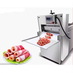 Machine à trancher la viande congelée industrielle en acier inoxydable pour bœuf, saucisses, bacon / Machine à trancher le poulet, le porc et le bœuf - Product Image 4