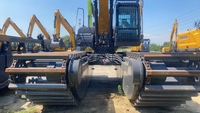 Alat Berat Teknik Andal XE215SLL Excavator Ponton Amfibi Dengan Lengan Panjang untuk Pekerjaan Pengerukan Air Dangkal