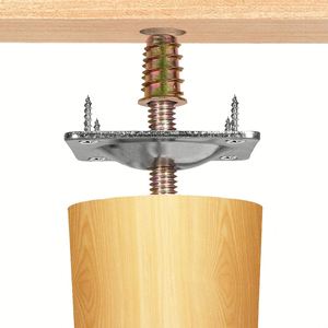 Đương đại kẽm mạ 12 độ Khung miễn phí kim loại sắt bàn ăn cơ sở đồ nội thất gỗ phụ kiện phụ kiện cho phòng khách - Product Image 4