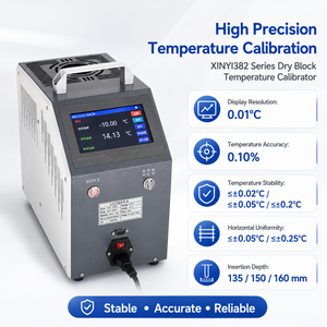 Calibrateur de température portable à bloc sec -20°C à 150°C, écran tactile, USB, OEM/ODM, indice IP65, construction en aluminium pour capteur - Product Image 6