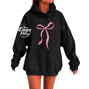 Sudaderas de Felpa para Mujer, Ropa de Invierno, Ligeras, de Manga Larga, con Bolsillos, Estilo Preppy, con Bordado Gráfico 3D en la Parte Delantera - Product Image 4