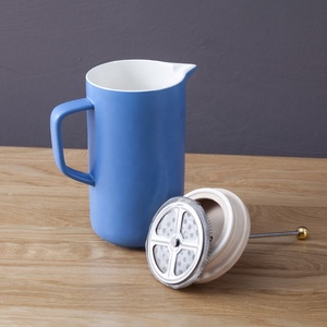 Itop — grande carafe à café en céramique, bouilloire, théière en <span class=keywords><strong>porcelaine</strong></span>, en céramique, avec passoire, 44oz - Product Image 2