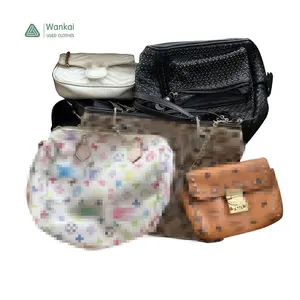 CwanCkai Branded Used Bags Bales Second Hand, Wholesale Mix Italy Korea Second Hand Ladies Only Leather Used Bags Bale Kg Bags