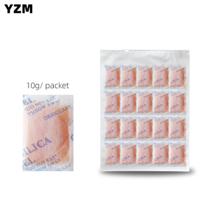 Desecante de gel de sílice con indicador naranja que cambia de color Embalaje no tejido 1/2/3/5/10/20/<span class=keywords><strong>30</strong></span>/40/50/100/1000g Agente de secado con <span class=keywords><strong>SIO2</strong></span> - Product Image 4