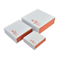 Wholesale Custom Luxury Black Folding Magnetic Box Mailing Clothes Foldable Cardboard Paper Box Gift Boxes Packaging