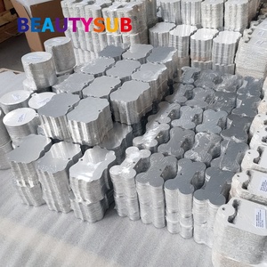 BEAUTYSUB 1.15mm HD sublimazione in metallo ornamenti natalizi rivestimento Longstar spazi vuoti in alluminio bianco trasferimento di calore stampa fotografica - Product Image 6