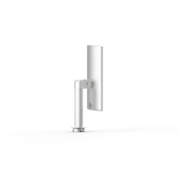 Système de contrôle d'accès par reconnaissance faciale, code QR et carte RFID avec terminal intelligent 8 pouces, barrière pivotante pour piétons