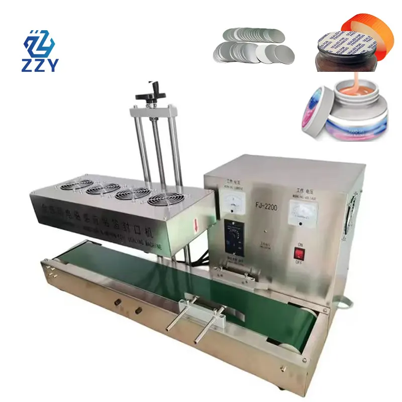 Automatic Food Cosmetics Plastic Glass Can Bottle Jar Aluminum Foil Induction Sealer Cap Lid Induction Sealing Machine