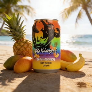 Bebida Tropical Punch Sin Azúcar de 355 ml, Suministro de Fábrica, Paquete Personalizado, Bebidas Refrescantes con Sabor Natural a Frutas Tropicales - Product Image 5