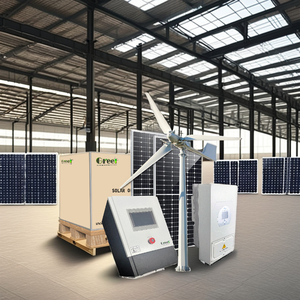 Système d'énergie solaire-éolienne hybride 10 kW 5 kW destiné à la production d'électricité pour usage industriel et résidentiel - Product Image 5