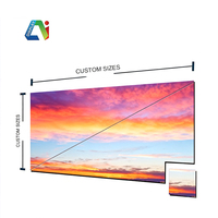 Panel de Video Wall Interior Fijo de Alta Resolución 4K HD, Pantalla LED Gigante para Publicidad en Iglesias, Pantalla de Visualización Ecran