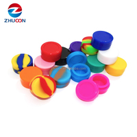 Pot en silicone écologique pour cire, format voyage, 2ml, 3ml, 5ml, 7ml