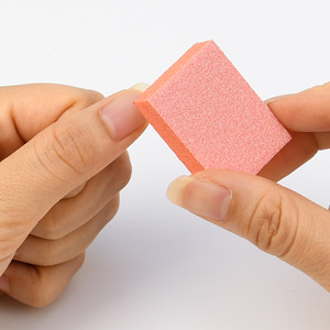 Abd ücretsiz kargo 7500 adet/karton turuncu 2 yan sünger 80/100 tek kullanımlık <span class=keywords><strong>Mini</strong></span> tırnak tamponu zımpara blok