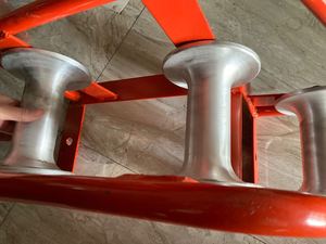 Rouleau de tirage de câble en aluminium Poulie de câble d'angle Rouleau de pose de câble Rouleaux de guidage en nylon - Product Image 3